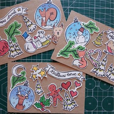 Image for: ILLUSTRATIONS : DÉCORATIONS DE NOËL